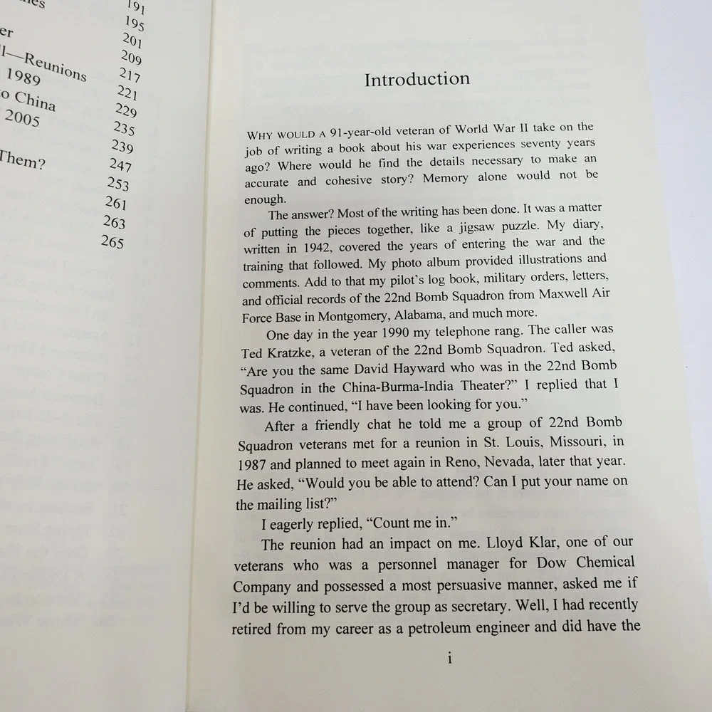 David K. Hayward A Young Man in the Wild Blue Yonder Blue Excellent Signed